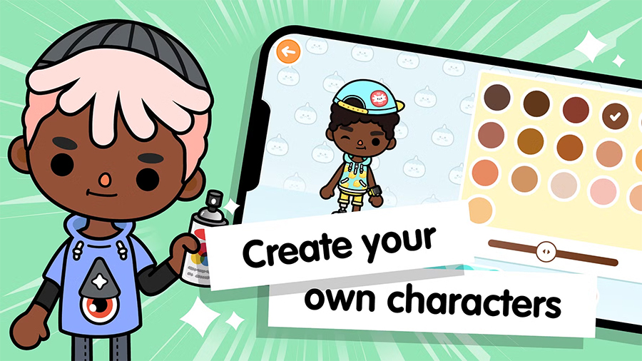 Connect with other Toca Life players and share your creations.